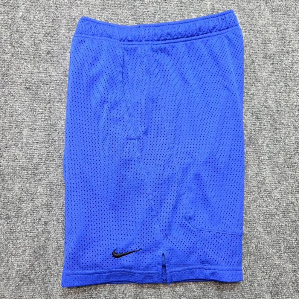 Nike Dri-FIT Men's Medium Royal Blue Mesh Athletic Basketball Shorts 8 Inseam